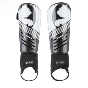 Puma Procat Black and White Shin Guard. Medium. NEW